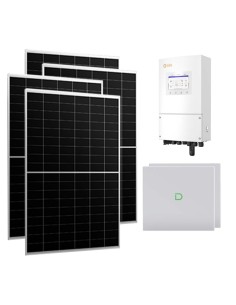 Single-phase photovoltaic kit 8370W 8kW Solis inverter Dyness Powerbox G2 20.48kWh lithium battery