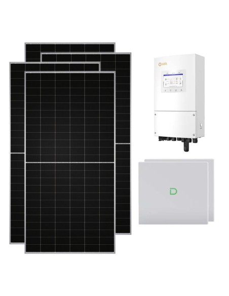 Single-phase photovoltaic kit 8260W 8kW Solis inverter Dyness Powerbox G2 20.48kWh lithium battery