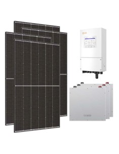 Single-phase photovoltaic kit 8100W 8kW Solis inverter Dyness DL5.0C 15.36kWh lithium battery