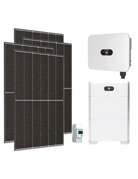 Single-phase photovoltaic kit 4500W 4kW LB0 inverter Huawei 10kWh LUNA2000 lithium battery