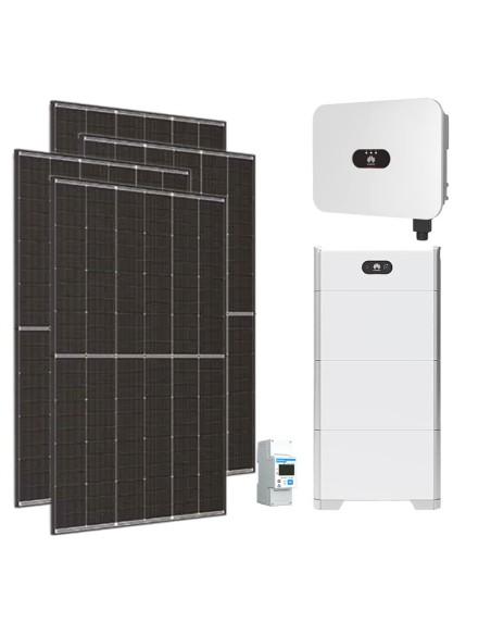 Single-phase photovoltaic kit 6300W 6kW LB0 inverter Huawei 15kWh LUNA2000 lithium battery