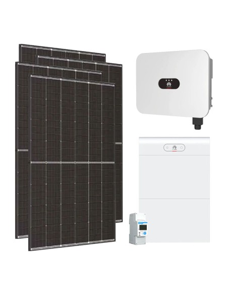Single-phase photovoltaic kit 6300W 6kW LB0 inverter Huawei 14kWh LUNA2000 lithium battery