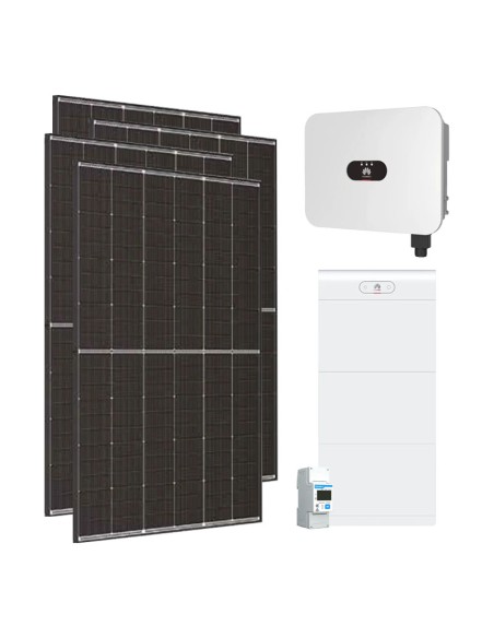 Single-phase photovoltaic kit 6300W 6kW LB0 inverter Huawei 21kWh LUNA2000 lithium battery