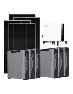 Trifase: vendita all'ingrosso Kit fotovoltaico trifase 10620W inverter 10kW Solis batteria al litio 32.22kWh Weco 5k3 XP