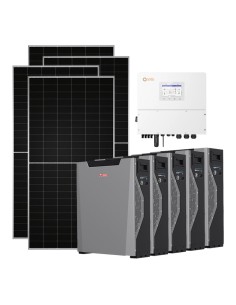 Trifase: vendita all'ingrosso Kit fotovoltaico trifase 15340W inverter 15kW Solis batteria al litio 26.85kWh Weco 5k3 XP