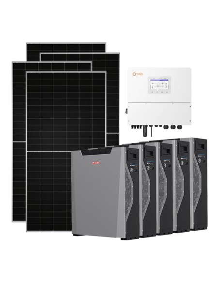 copy of Three-phase photovoltaic kit 15340W 15kW Solis inverter Weco 5k3 XP 26.85kWh lithium battery
