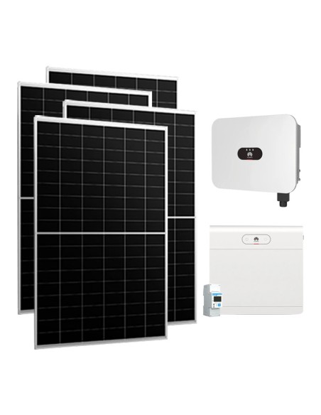 Single-phase photovoltaic kit 3255W 3kW LB0 inverter Huawei 7kWh LUNA2000 lithium battery