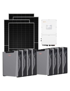 Trifase: vendita all'ingrosso Kit fotovoltaico trifase 28320W inverter 30kW Solis batteria al litio 42.96kWh Weco 5k3 XP