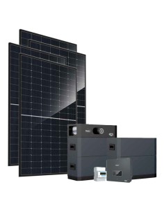 Three-phase photovoltaic kit 10120W 10kW Zucchetti inverter HV SMART 5K 20.48kWh lithium battery