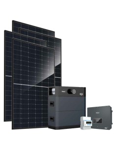 Three-phase photovoltaic kit 15640W 15kW Zucchetti inverter HV SMART 5K 10.24kWh lithium battery