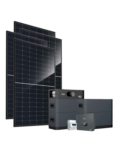 Three-phase photovoltaic kit 20240W 20kW Zucchetti inverter HV SMART 5K 20.48kWh lithium battery