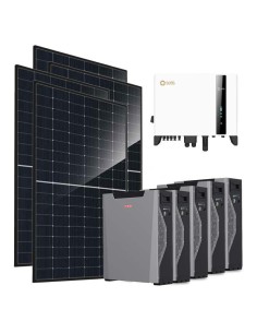 Three-phase photovoltaic kit 5520W 5kW Solis inverter Weco 5k3 XP 26.85kWh lithium battery