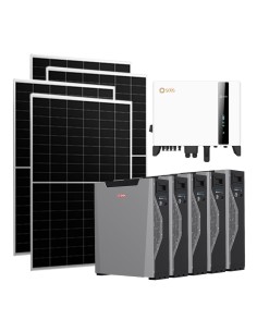 Trifase: vendita all'ingrosso Kit fotovoltaico trifase 6510W inverter 6kW Solis batteria al litio 26.85kWh Weco 5k3 XP