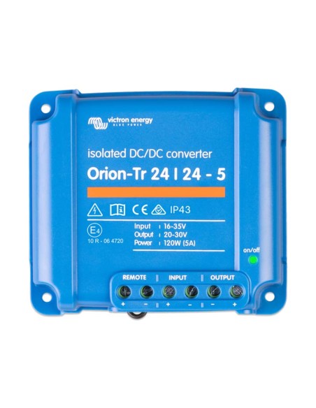 Convertitori CC-CC: vendita all'ingrosso Convertitore di tensione DC-DC Orion-Tr Isolato 24/24-5A 120W Victron Energy - ORI24...