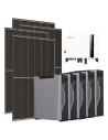 Three-phase photovoltaic kit 8190W 8kW inverter 26.85kWh Weco 5k3 XP lithium battery Solis
