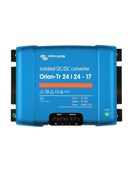 Convertitori CC-CC: vendita all'ingrosso Convertitore di tensione DC-DC Orion-Tr Isolato 24/24-17A 400W Victron Energy - ORI2...