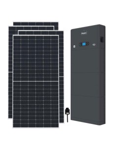 Single-phase photovoltaic kit 4095W 3.6kW inverter Zucchetti All in one 10.24kWh HV ZBT 5K lithium battery