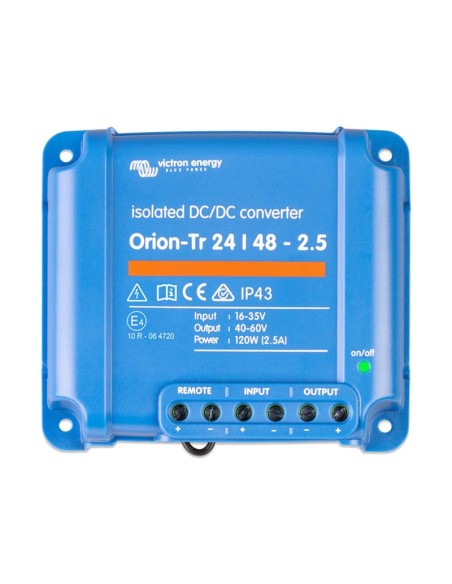 Convertitori CC-CC: vendita all'ingrosso Convertitore di tensione DC-DC Orion-Tr Isolato 24/48-2.5A 120W Victron Energy - ORI...