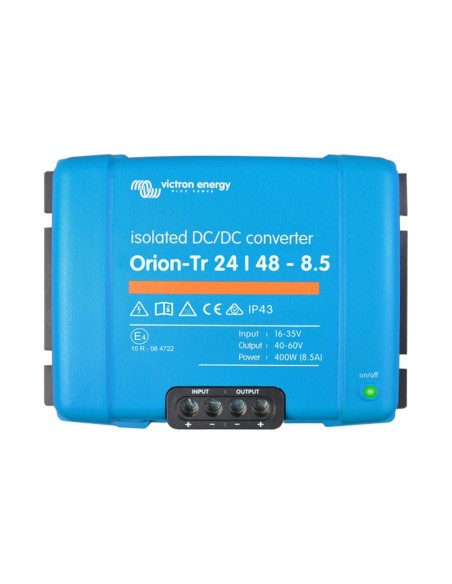 Convertitori CC-CC: vendita all'ingrosso Convertitore di tensione DC-DC Orion-Tr Isolato 24/48-8.5A 400W Victron Energy - ORI...