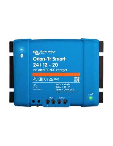 Caricabatterie DC-DC Orion-Tr Smart Isolato 24/12-20A Victron Energy - ORI241224120 | PuntoEnergia Italia