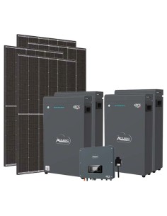 Monofase: vendita all'ingrosso Kit fotovoltaico monofase 6370W inverter 6kW Zucchetti batteria al litio 20.4kWh LV ZSX5000 S