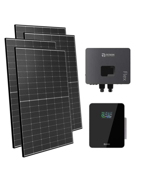 Single-phase photovoltaic kit 7200W 6kW IFL06 Renon Power inverter Xcellent 5.12kWh lithium battery