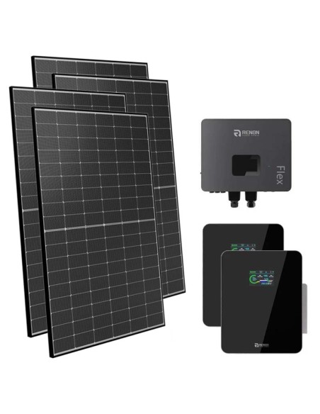 Single-phase photovoltaic kit 7200W 6kW IFL06 Renon Power inverter Xcellent 10.24kWh lithium battery