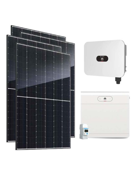 Single-phase photovoltaic kit 6240W 6kW LB0 inverter Huawei 7kWh LUNA2000 lithium battery
