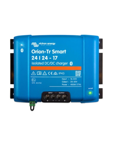 Caricabatterie DC-DC Orion-Tr Smart Isolato 24/24-17A Victron Energy - ORI242440120 | PuntoEnergia Italia