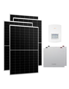 Single-phase photovoltaic kit 5580W 5kW Solis inverter Dyness DL5.0C 10.24kWh lithium battery