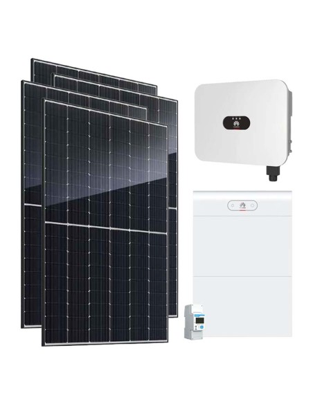 Single-phase photovoltaic kit 6240W 6kW LB0 inverter Huawei 14kWh LUNA2000 lithium battery
