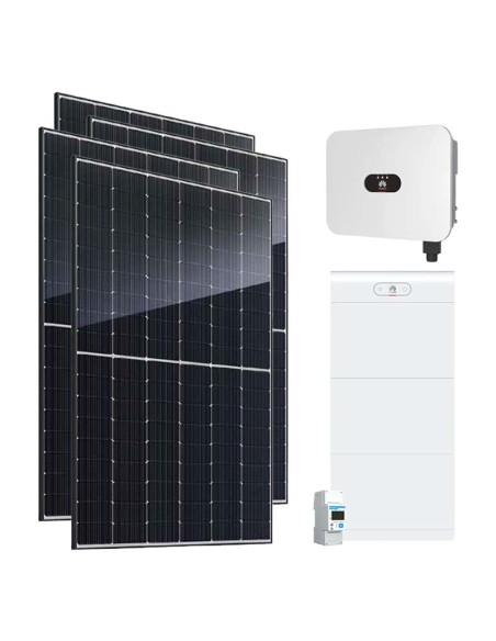Single-phase photovoltaic kit 6240W 6kW LB0 inverter Huawei 21kWh LUNA2000 lithium battery