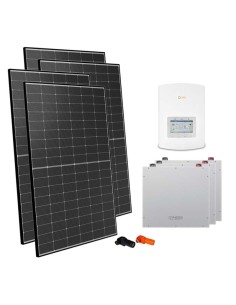 Single-phase photovoltaic kit 6300W 5kW Solis inverter Dyness DL5.0C 15.36kWh lithium battery