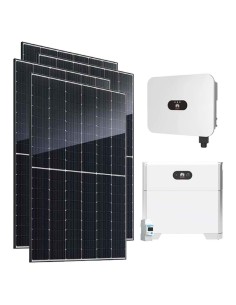 Single-phase photovoltaic kit 4680W 4kW LB0 inverter Huawei 5kWh LUNA2000 lithium battery