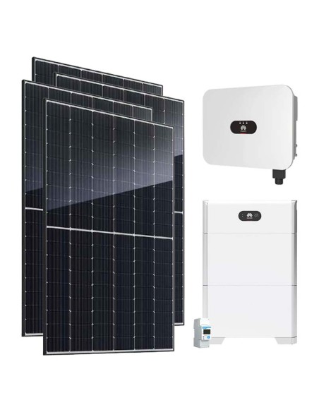 Single-phase photovoltaic kit 6240W 6kW LB0 inverter Huawei 10kWh LUNA2000 lithium battery