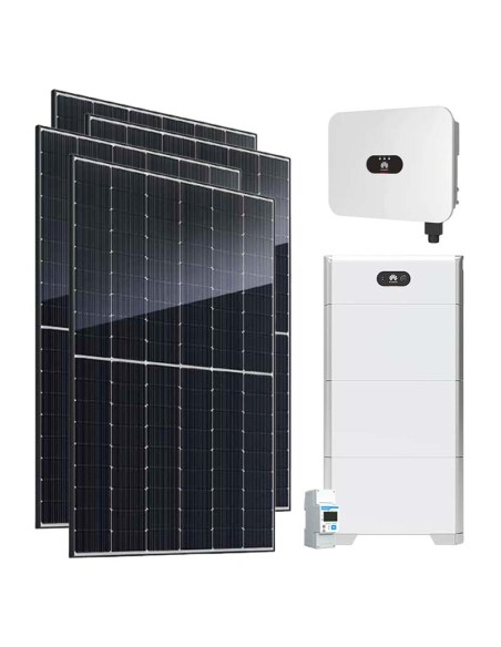 Single-phase photovoltaic kit 6240W 6kW LB0 inverter Huawei 15kWh LUNA2000 lithium battery