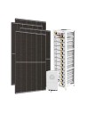 Three-phase photovoltaic kit 20400W inverter 20kW Deye 40.96kWh lithium BOS-G
