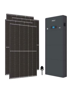 Single-phase photovoltaic kit 6120W 6kW inverter Zucchetti All in one 10.24kWh HV ZBT 5K lithium battery