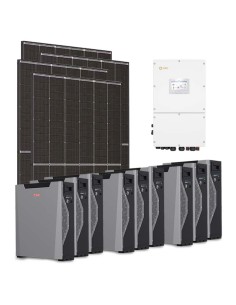Trifase: vendita all'ingrosso Kit fotovoltaico trifase 51000W inverter Solis 50kW batteria al litio 48.33kWh Weco 5k3 XP