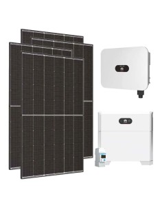 Monofase: vendita all'ingrosso Kit fotovoltaico monofase 4590W inverter 4kW LB0 Huawei batteria al litio 5kWh LUNA2000