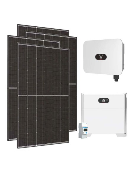 Single-phase photovoltaic kit 6120W 6kW LB0 inverter Huawei 5kWh LUNA2000 lithium battery