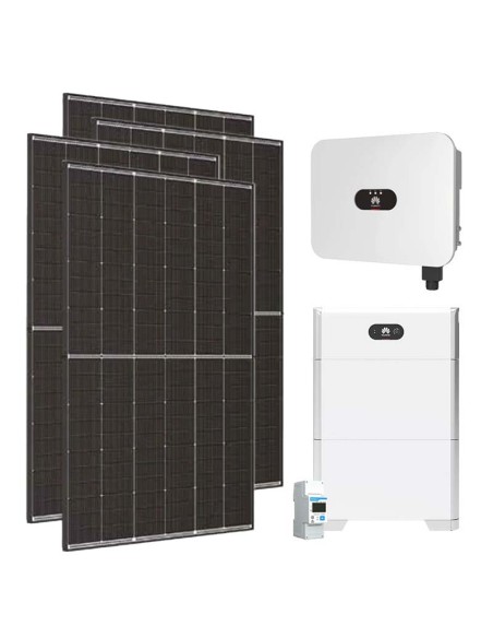 Single-phase photovoltaic kit 6120W 6kW LB0 inverter Huawei 10kWh LUNA2000 lithium battery