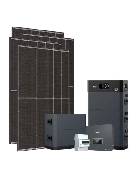 Trifase: vendita all'ingrosso Kit fotovoltaico trifase 15300W inverter 15kW Zucchetti batteria al litio 25.60kWh HV SMART 5K