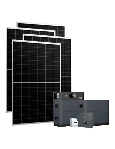 Three-phase photovoltaic kit 15810W 15kW Zucchetti inverter HV SMART 5K 20.48kWh lithium battery