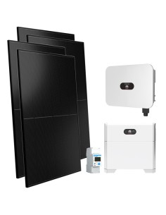 Single-phase photovoltaic kit 4500W 4.6kW inverter Huawei 5kWh LUNA2000 lithium battery