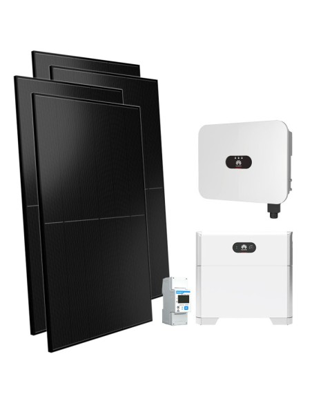 Single-phase photovoltaic kit 5000W 5kW inverter Huawei 5kWh LUNA2000 lithium battery