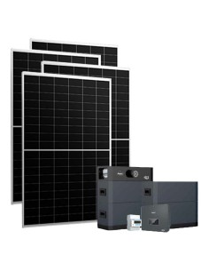 Three-phase photovoltaic kit 20460W 20kW Zucchetti inverter HV SMART 5K 20.48kWh lithium battery