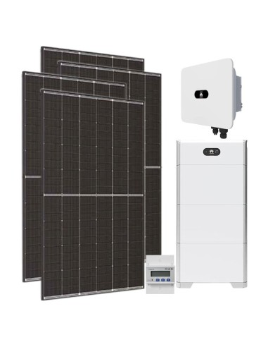 Trifase: vendita all'ingrosso Kit fotovoltaico trifase 15470W inverter 15kW MB0 Huawei batteria al litio 15kWh LUNA2000 BMS
