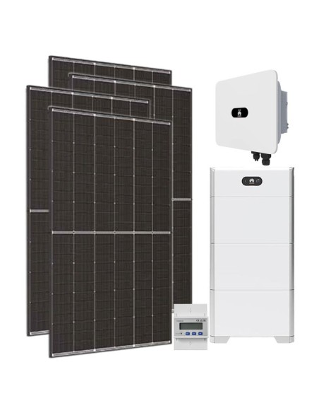 Trifase: vendita all'ingrosso Kit fotovoltaico trifase 15470W inverter 15kW MB0 Huawei batteria al litio 15kWh LUNA2000 BMS