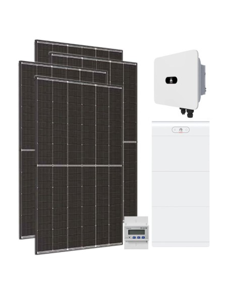 Trifase: vendita all'ingrosso Kit fotovoltaico trifase 12740W inverter 12kW MB0 Huawei batteria al litio 20.7kWh LUNA2000 BMS